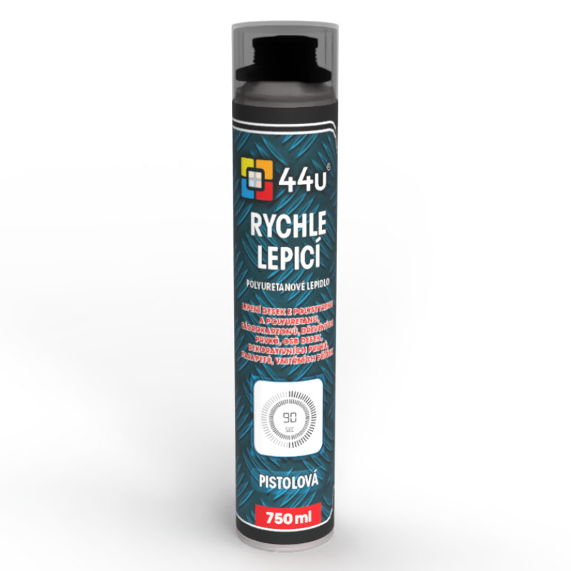 44u Rychle lepící 750ml pistolová (polyuretanové lepidlo)